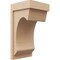Ekena Millwork 11"W x 11"D x 22"H Wide Emerson Rough Cedar Woodgrain TimberThane Corbel, Primed Tan CORUR11X11X22EMRRCPR - alternate 1